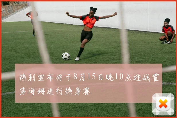 热刺宣布将于8月15日晚10点迎战霍芬海姆进行热身赛